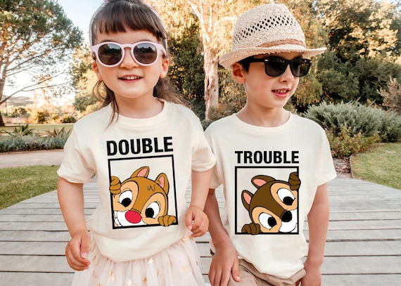 Sibling Matching Shirts, Brother Sister Tee, Cute Animal Kids Gift, Matching Family Trip T-shirt, Twin Kids Outfit