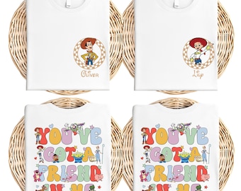 Disney Toy Story Shirt, You've Got a Friend In Me Sweatshirt, Custom Pixar T-shirt, Woody Jessie Best Friend Tee, Buzz Lightyear Shirt