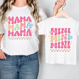 Mama and Mini Shirt, Mom and Daughter Matching T-Shirt, Grandma and Me Sweatshirt, Mother&#39;s Day Tee, Mommy and Me Shirt
