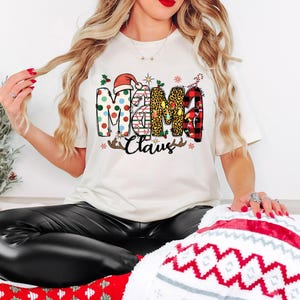 Christmas Mama Claus Shirt, Christmas Mother T-Shirt, Christmas Shirt For Mama, Mommy Xmas Tee, Merry Mama Sweatshirt