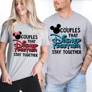 Mickey Couple Shirt, Disney Minnie Mickey Matching T-Shirt, Disney Couple Trip Tee, Disney Wifey Hubby Vacation Shirt, Magic Kingdom Couple