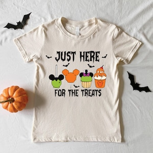 Disney Halloween Snacks Shirt, Trick or Treat Mickey Halloween Tees, Disneyland Halloween Shirts, Disney Fall Spooky Season Tee