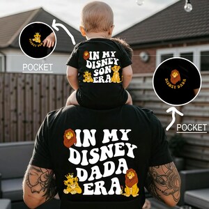 Lion King Dad & Son Shirts, Fathers Day Disney T-Shirts, Disney Dad Tee, Disneyland Trip Shirt, Dad Son Matching Shirts, Dad Gift Tshirt