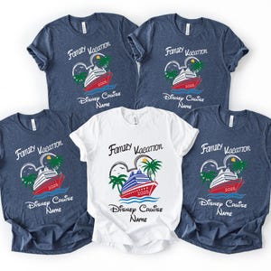 Disney Cruise Tee, Mickey Familie Sommer T-Shirt, Custom Cruise Crew Shirt, Mickey Cruising Tees