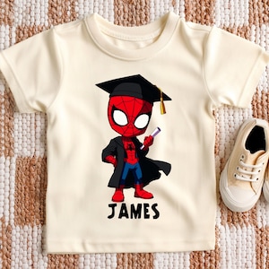Spiderman Graduation Shirt, Superheros Kids Senior 2026 TShirt, Toddler Graduate Sweatshirt