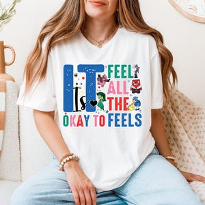 Inside Out Shirt, Mental Health Awareness Sweatshirt, It&#39;s Okay To Feel All The Feels Shirt, Therapist T-shirt, BCBA Shirt, Motivational Tee