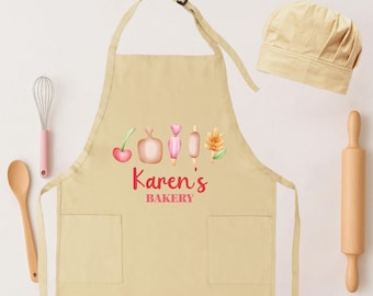 Custom Bakery Apron, Baking Apron, Women Apron, Baker Apron , Kitchen Apron Gift