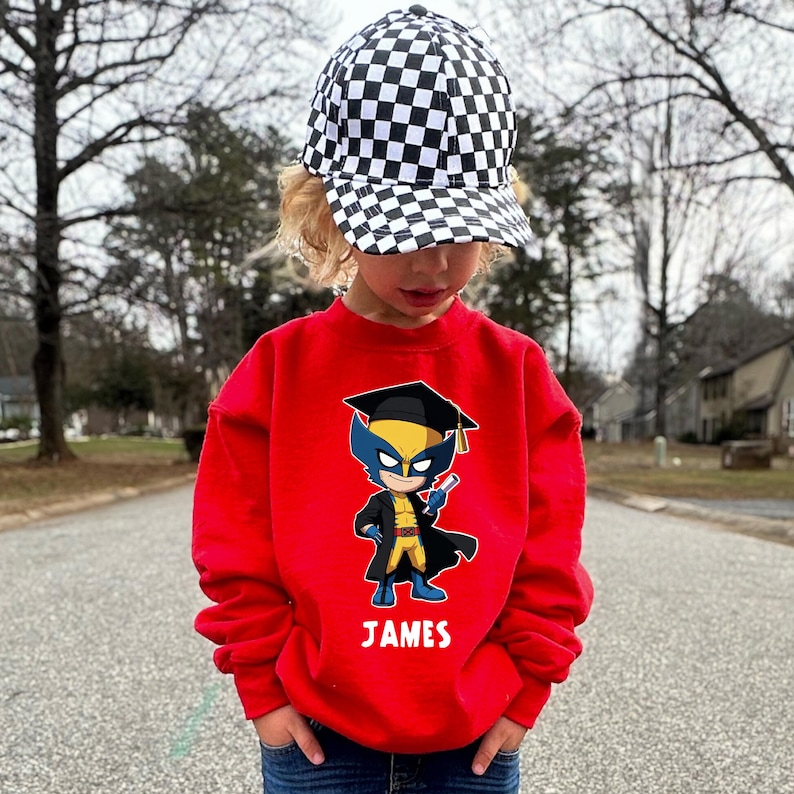 Spiderman Graduation Shirt, Superheros Kids Senior 2026 TShirt, Toddler Graduate Sweatshirt