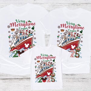 Sudadera de Mickey Christmas Cruises 2025, Tripulación de Disney Christmas Cruise, Camiseta navideña de Disney Cruise, Fiesta navideña de Mickey