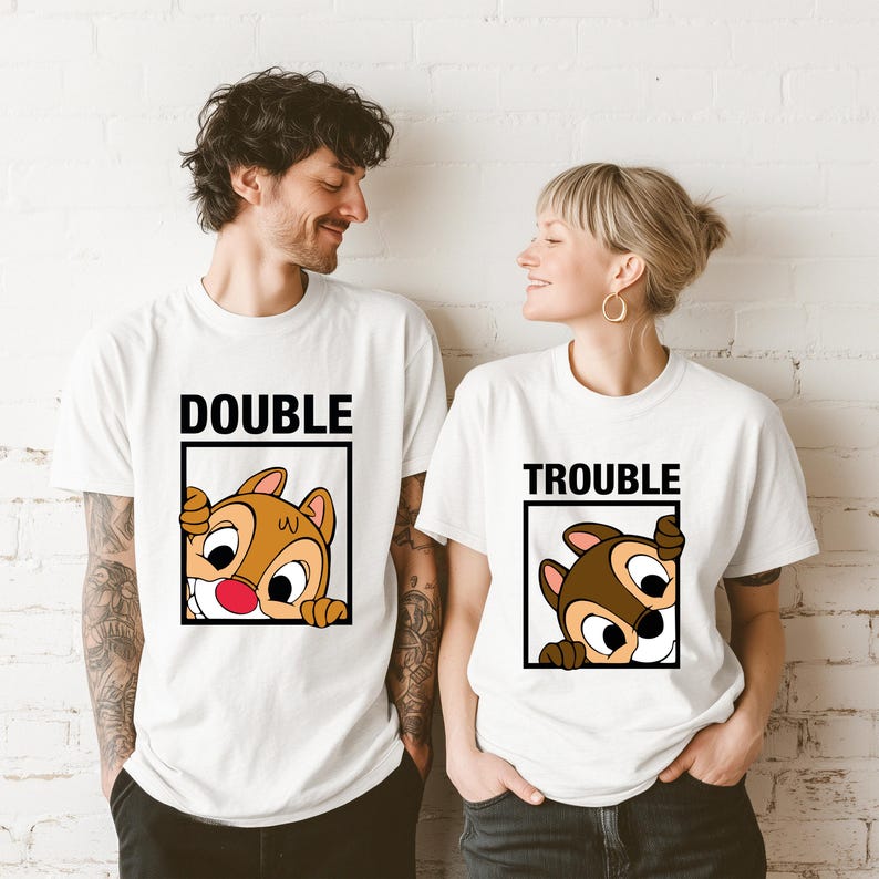 Sibling Matching Shirts, Brother Sister Tee, Cute Animal Kids Gift, Matching Family Trip T-shirt, Twin Kids Outfit