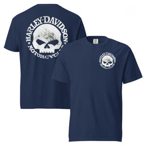 Unisex garment-dyed heavyweight Harley-Davidson willie g short sleeve t-shirt