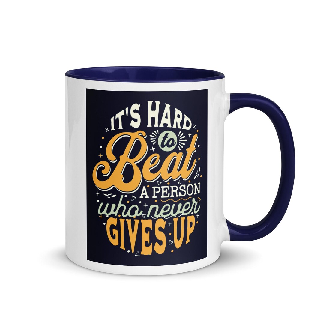 Mug With Color Inside - Etsy
