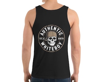 Camiseta sin mangas auténtica para hombre de Whiteboy