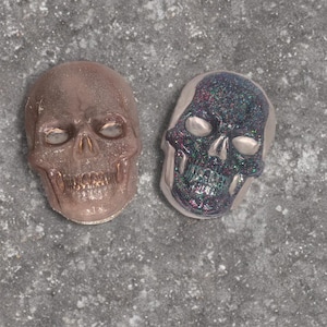 Resin Skull Jewelry Box Unique Gothic Trinket Organizer Handmade Skeleton Keepsake Gift Dark Home Decor Skull Accent Storage Container