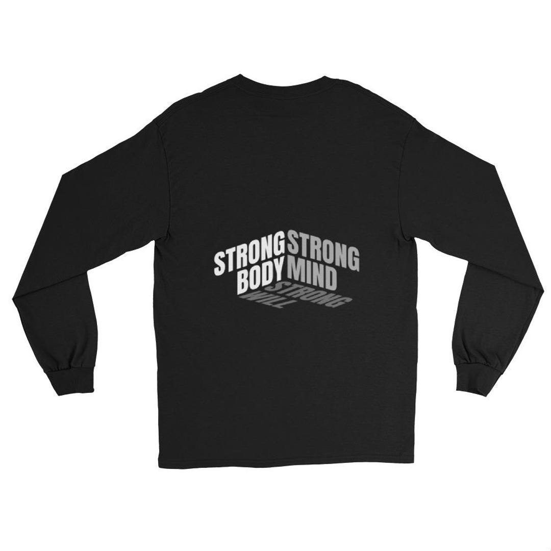 Men’s Long Sleeve Strong Body T- Shirt - Etsy