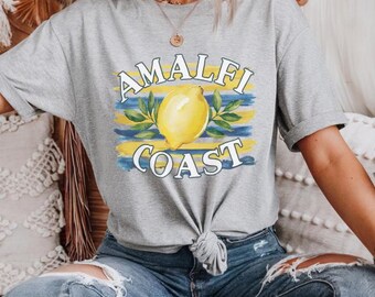 Amalfi Coast Lemon Tee Amalfi Coast Shirt, Italy Shirt, Positano, Capri, Vacation Shirt, Travel Shirt, Vintage Tee