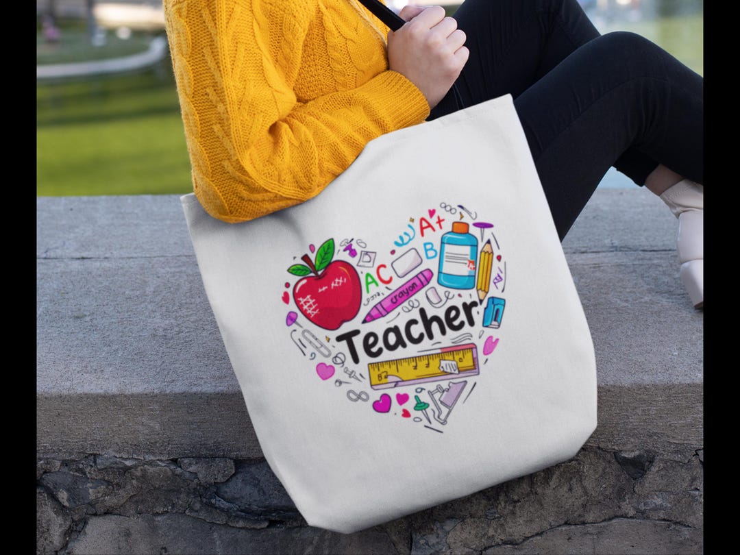 Teacher Appreciation Tote Bag, Perfect Gift for Educators, School ...