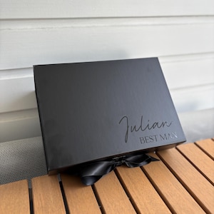 Best man gift box personalized – Best Man Box – Gift from the groom – Thank you best man – Men’s wedding gift