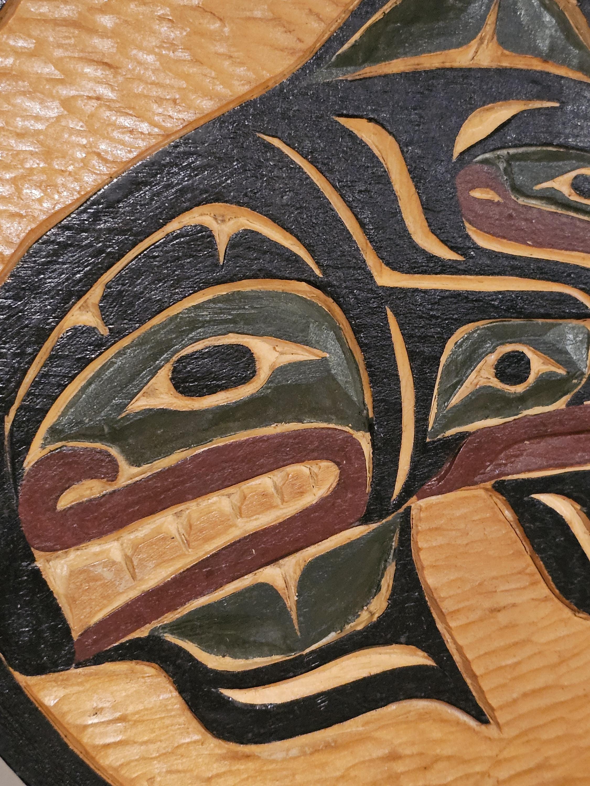 Killer Whale Carving - Cecil Dawson Art - First Nations Orca