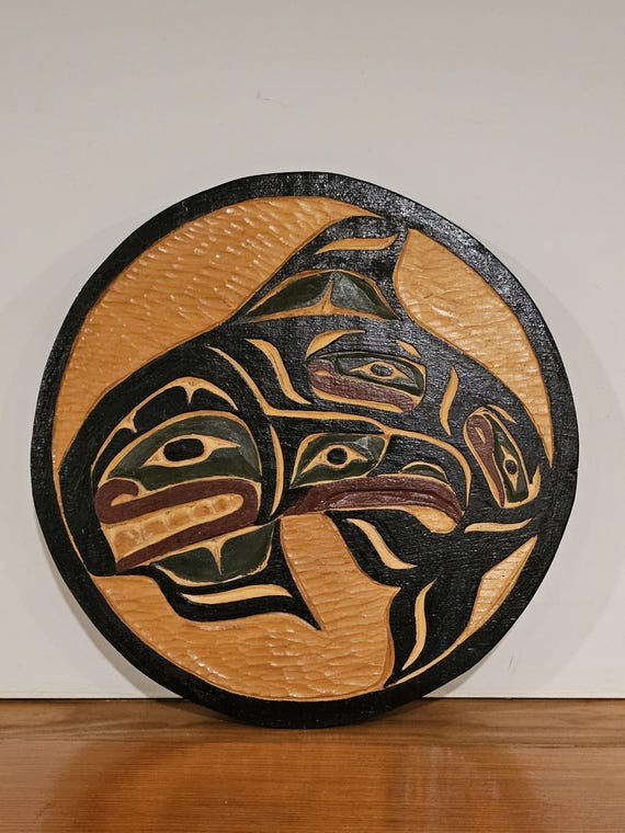 Killer Whale Carving - Cecil Dawson Art - First Nations Orca