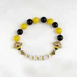 Honey Bee Beaded Bracelet