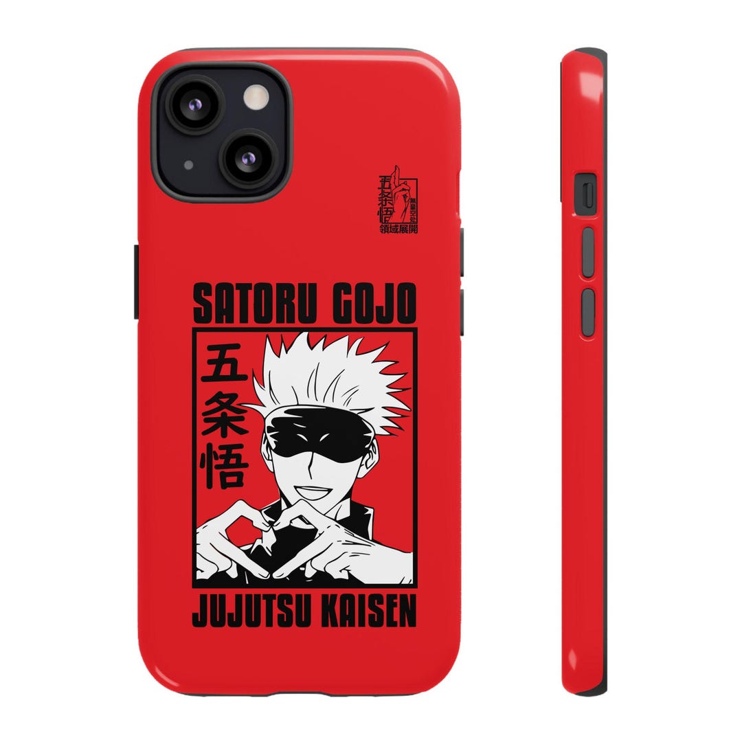 Satoru Gojo Phone Case, Jujutsu Kaisen Tough Cases, Anime Accessories ...
