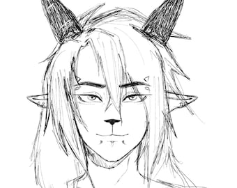 Commissions for furry/not furry portraits for 1.30!!