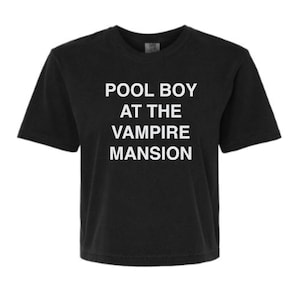 Pool Boy at the Vampire Mansion SVG | PNG | JPG | Cricut | My Chemical Romance, mcr, Mychem Shirt Pattern for Instant Digital Download