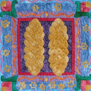 Log Cabin Challah Cover Quilt Pattern