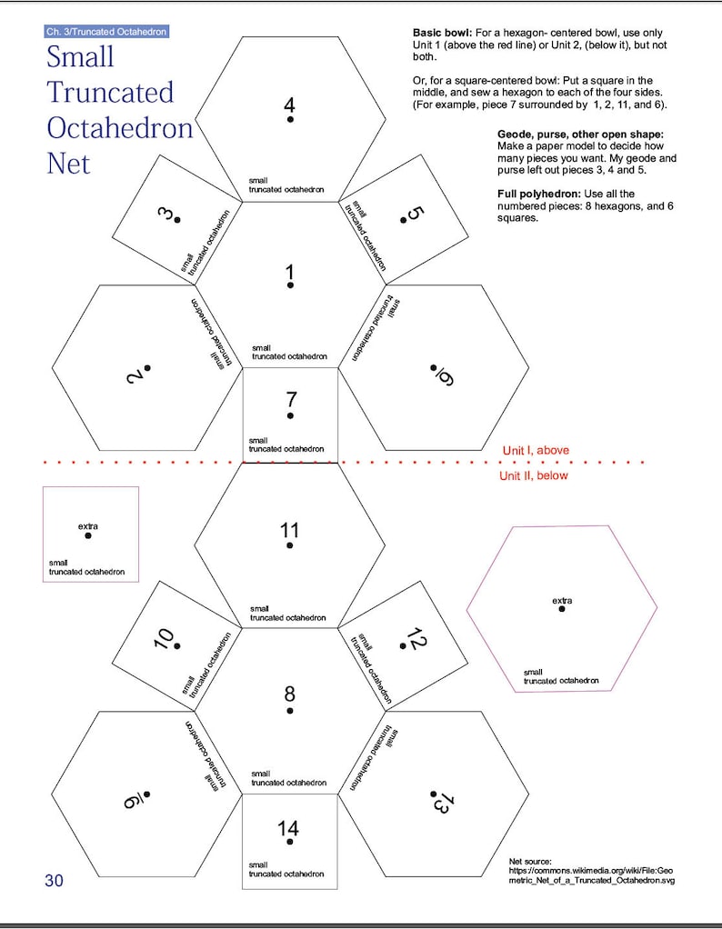 Stitch-a-hedron: English Paper Pieced Polyhedron Gifts and Accessories to Sew, PDF Edition Pattern Book image 3