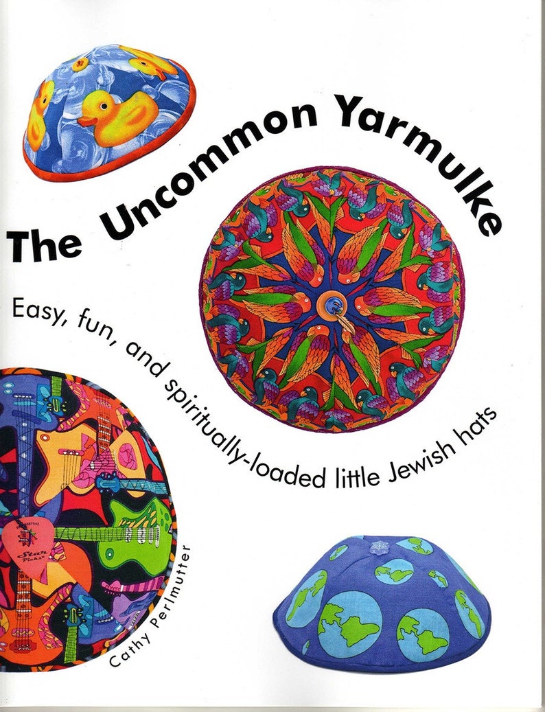 The Uncommon Yarmulke, How to make easy, spiritually loaded kippot little Jewish hats image 1