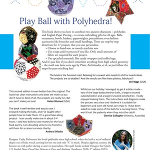 Stitch-a-hedron: English Paper Pieced Polyhedron Gifts and Accessories to Sew, PDF Edition Pattern Book image 2