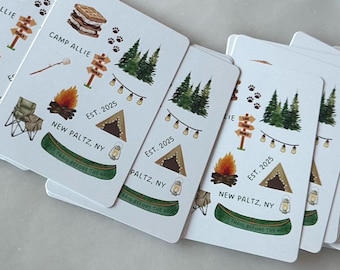 Custom Camp Bachelorette Playing Cards – Personalized Favor