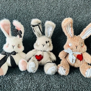 Handmade Plush Cute Bunny Keychain