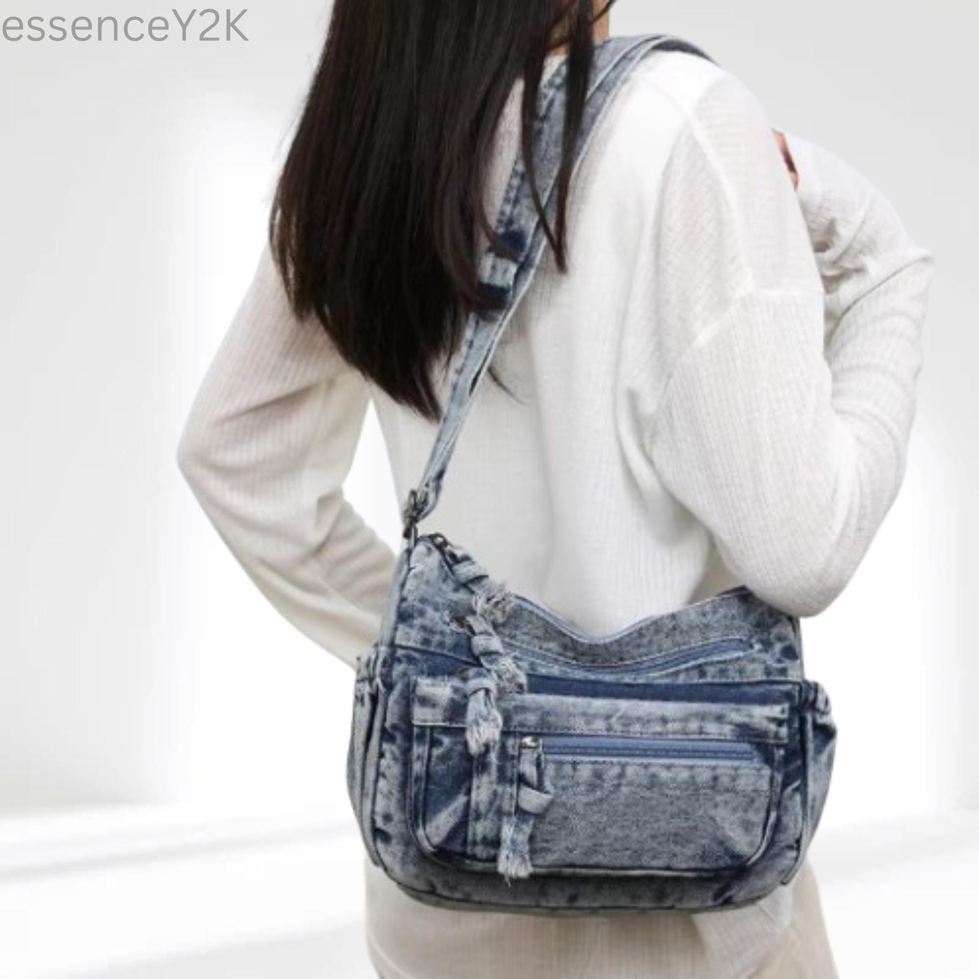 Y2k Denim Bag - Etsy