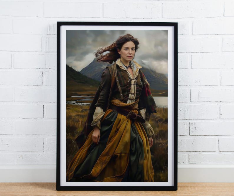 Personalized Outlander Portrait: Custom Royal Family Gift (digital or ...