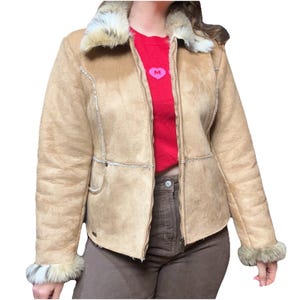 Y2k Fur Jacket - Etsy