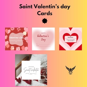 Lot de 25 cartes la Saint-Valentin, PNG-SVG-PPT Saint-Valentin,  Cadeaux Saint-Valentin, Be mine valentine, ambiance Saint-Valentin,