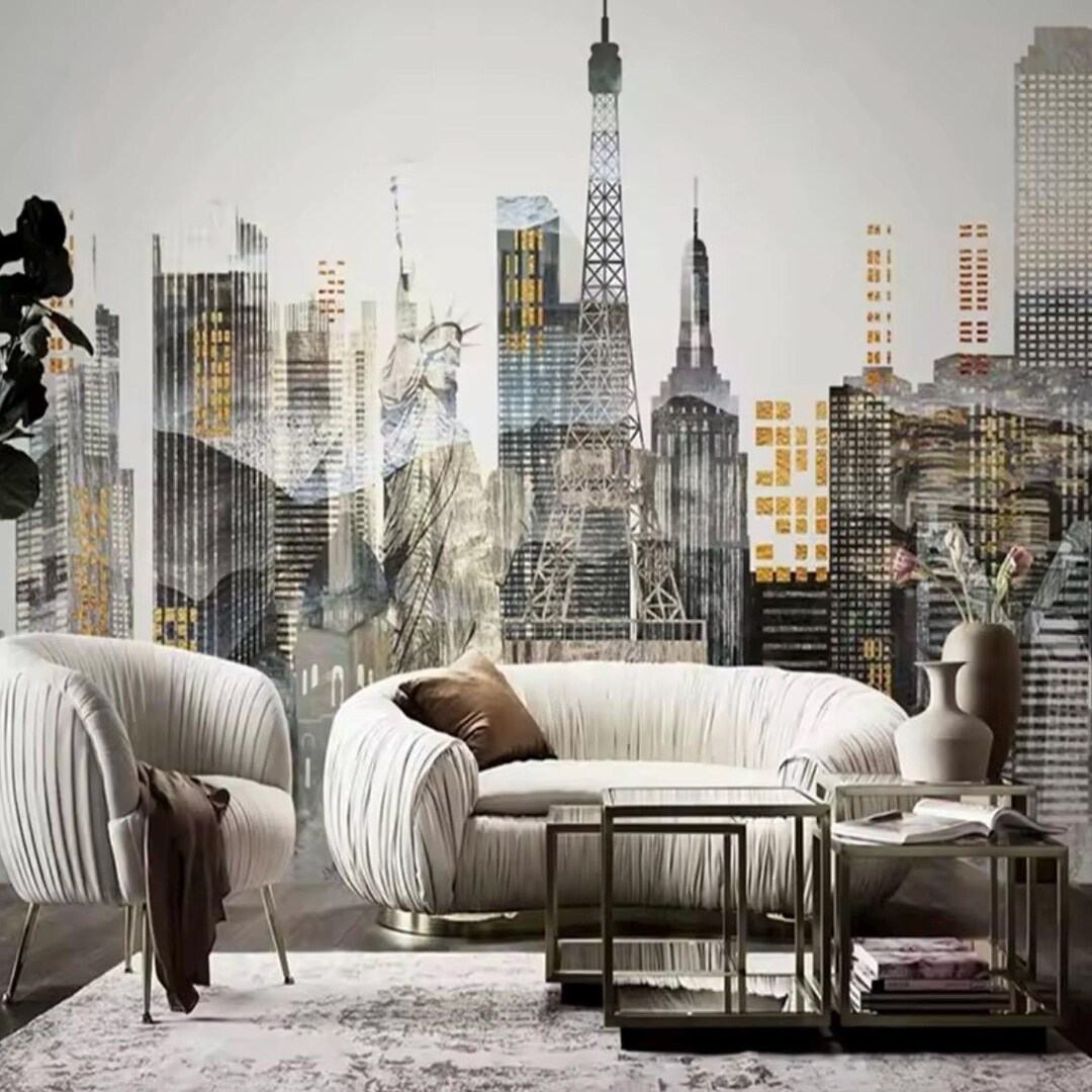 Picture of New York Wall Mural, New York Wallpaper, City Wall Mural, City ...