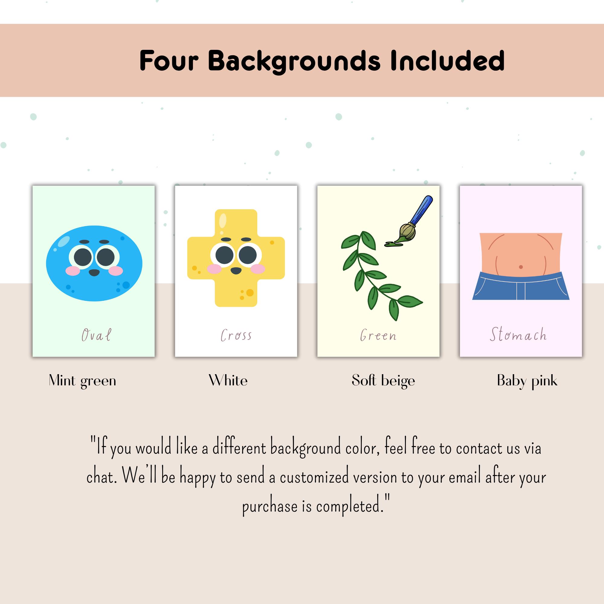 Preschool Flash Cards | Early Learning Flashcards for Kids, Montessori ...
