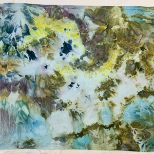 Ice Dye Tea Towel: Mountain Series