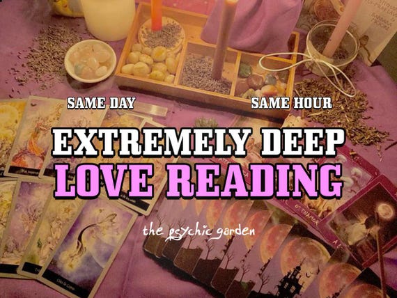 LOVE READING - In Depth Same Day Psychic Tarot Spread Written Report & PDF