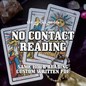 Lecture de tarot sans contact, rapport écrit et PDF + photo à diffuser, livraison numérique le jour même