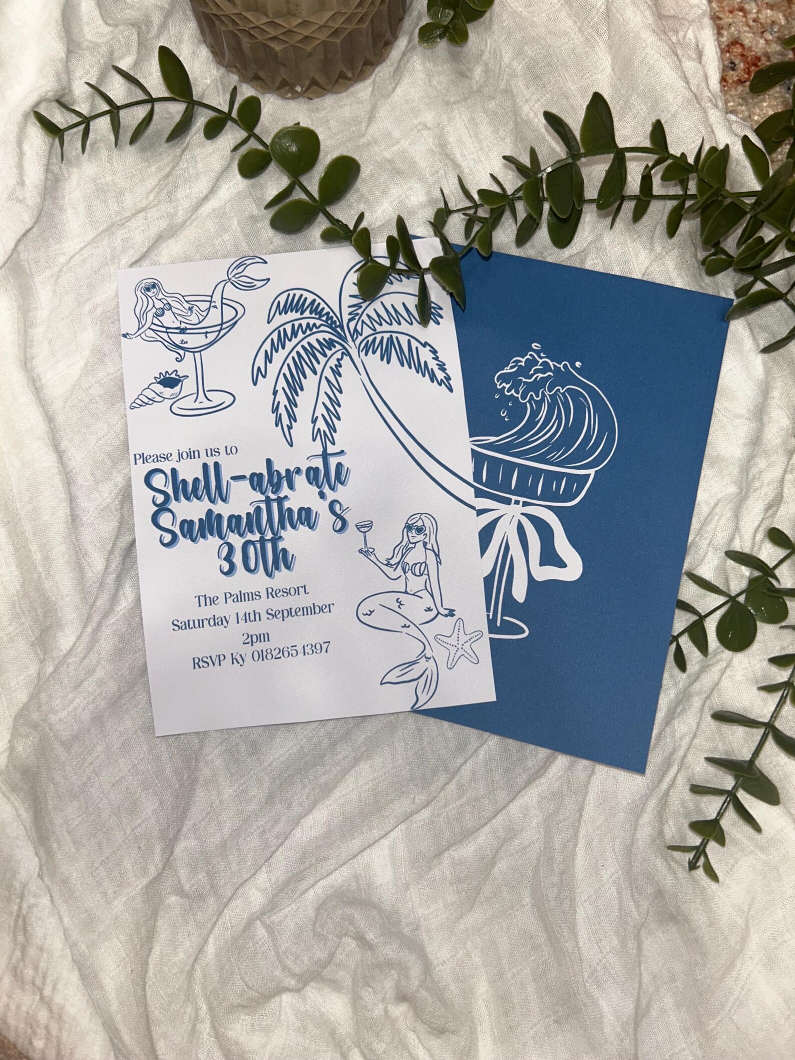 Shell-abrate Birthday Invitation - Customizable Invite - Etsy