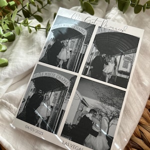Faire-part de mariage en carte postale - Faire-part de mariage personnalisable
