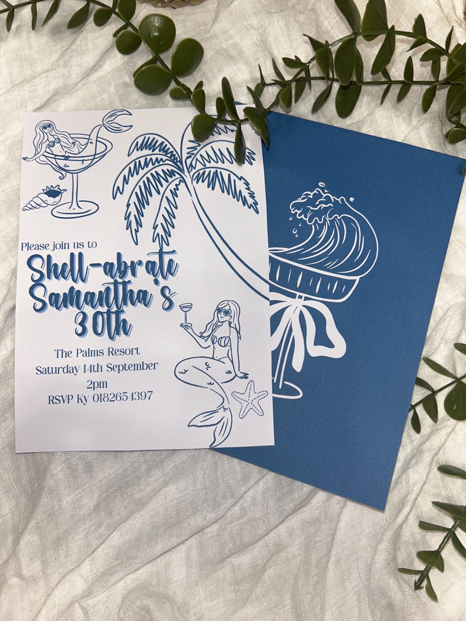 Shell-abrate Birthday Invitation - Customizable Invite - Etsy