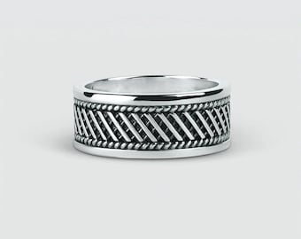 Archivo STL de anillo trenzado: Diseño de joyería para impresión 3D (Descarga digital)