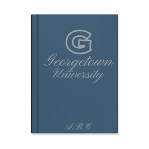 Georgetown University Monogrammed Notebook