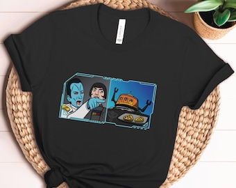 Thrawn vs. Chopper T-Shirt | Star Wars Rebels Fan Art Tee | Grand Admiral Thrawn