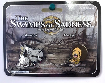 SuperEmo SwampsOfSadness Enamel Pin Set